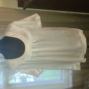 Shimmer white blouse